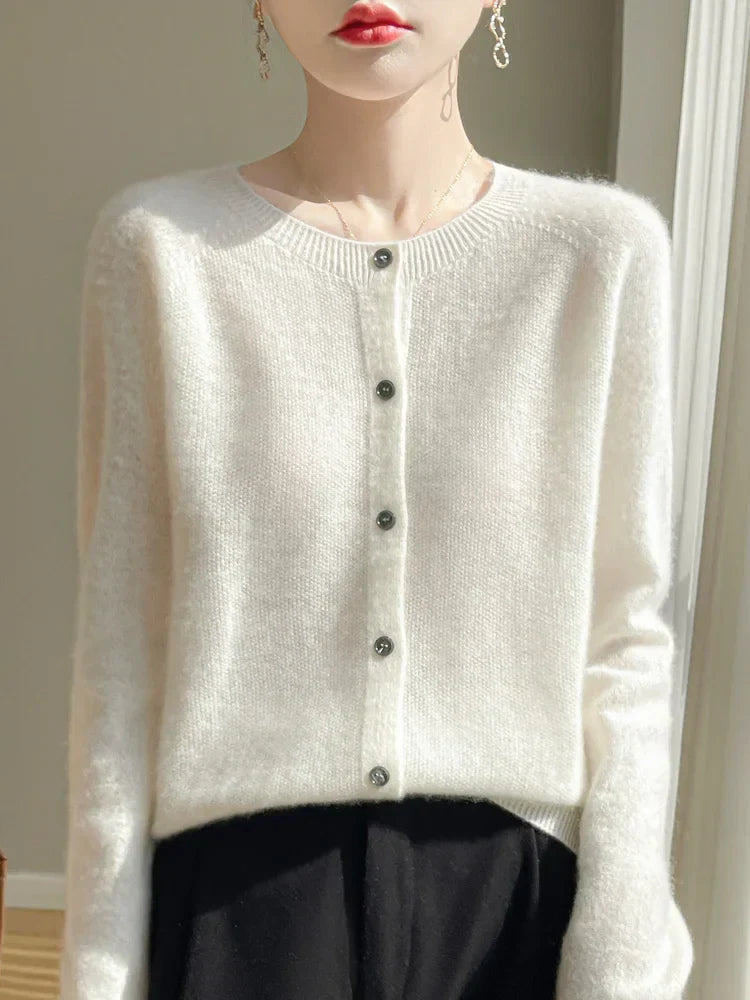 Manon - Gilet Boutonné Élégant Et Polyvalent Femme