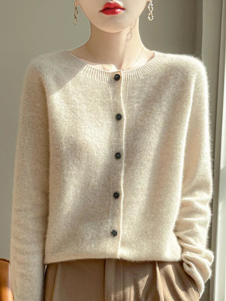 Manon - Gilet Boutonné Élégant Et Polyvalent Femme