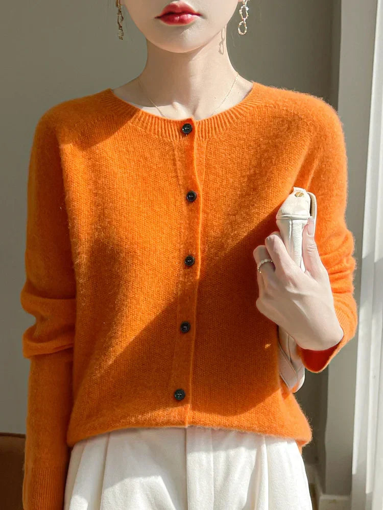 Manon - Gilet Boutonné Élégant Et Polyvalent Femme