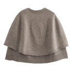 Gabrielle - Gilet En Maille Avec Cape, À La Fois Élégant Et Stylé