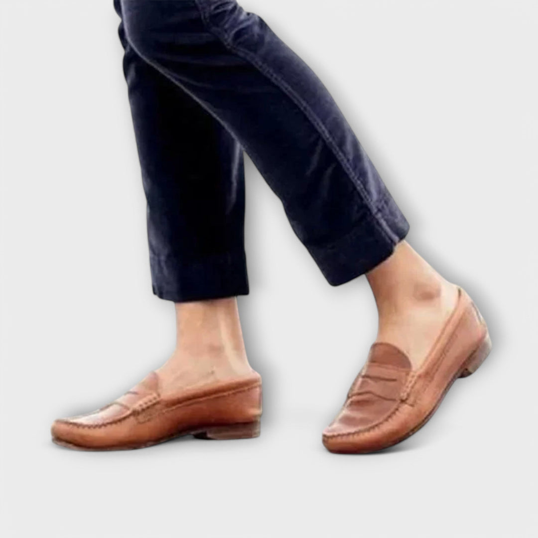 Gertrud - Mocassins marron classiques