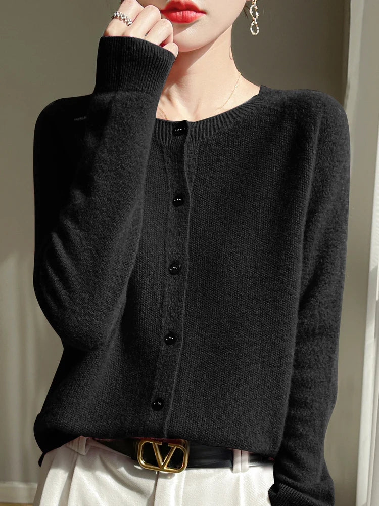 Manon - Gilet Boutonné Élégant Et Polyvalent Femme