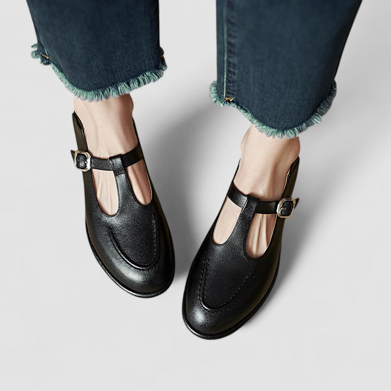 Camila - Chaussures Orthopédiques Mary Jane à Talon Bas