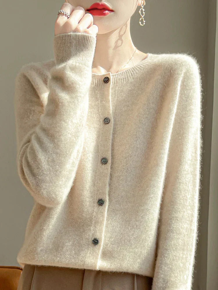 Manon - Gilet Boutonné Élégant Et Polyvalent Femme