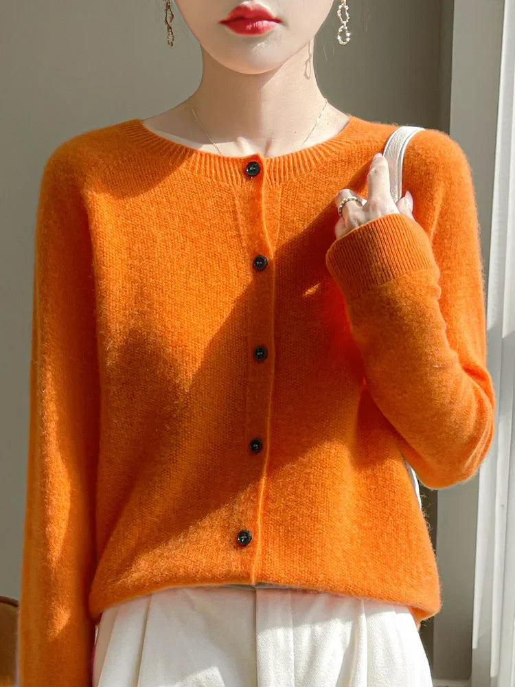 Manon - Gilet Boutonné Élégant Et Polyvalent Femme