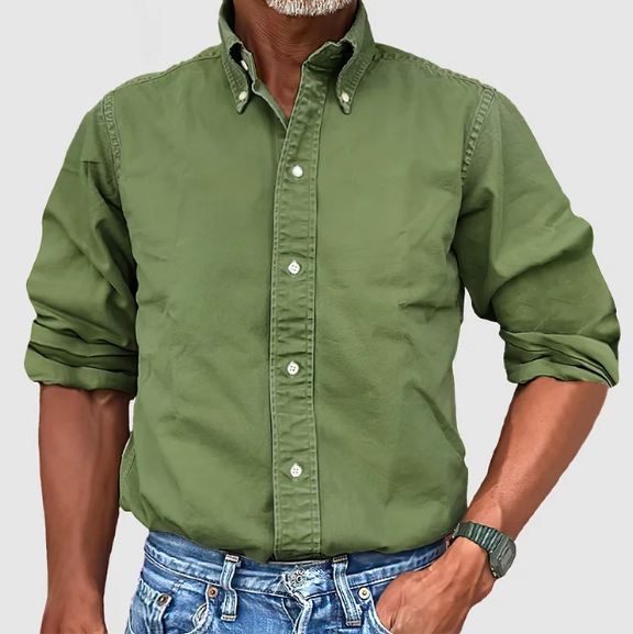 Lucas - Chemise classique pour homme à manches longues