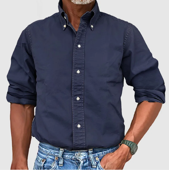 Lucas - Chemise classique pour homme à manches longues