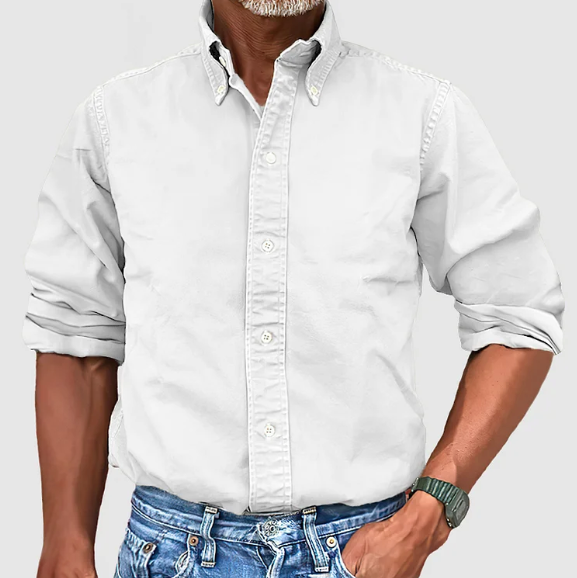 Lucas - Chemise classique pour homme à manches longues
