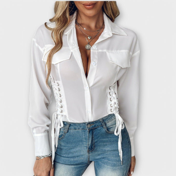 Natália - Blouse à manches longues