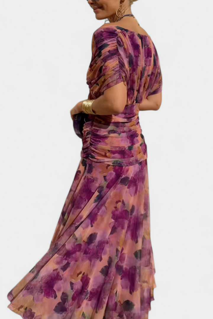 Luana - Robe élégante avec décolleté en V