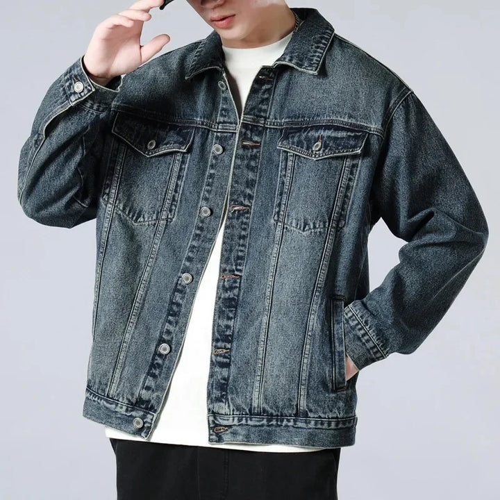 Šimon – veste en jean rétro en 100% coton