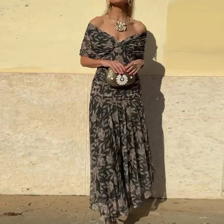 Luana - Robe élégante avec décolleté en V