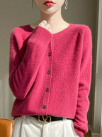 Manon - Gilet Boutonné Élégant Et Polyvalent Femme