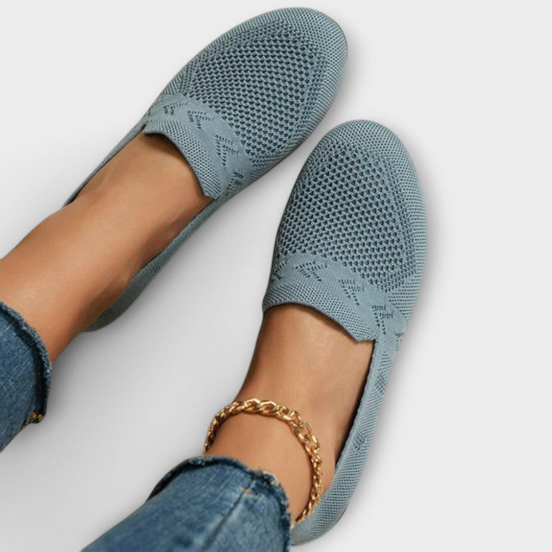 Adelheid - Mocassins bleu clair