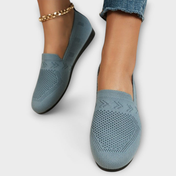 Adelheid - Mocassins bleu clair