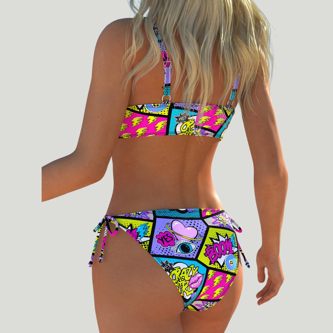 Aagt - Bikini avec imprimé pop-art