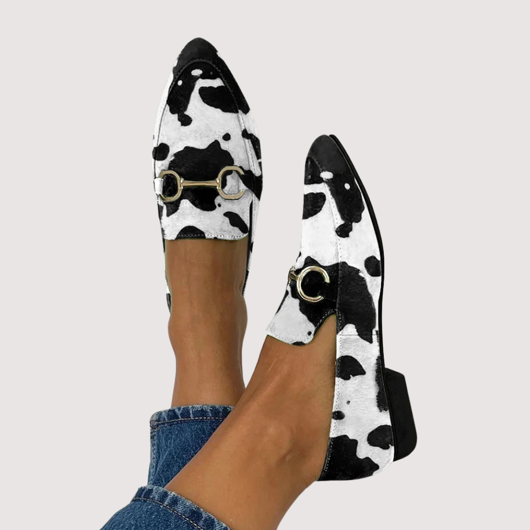 Noah - Mules élégantes à motif vache
