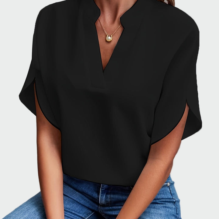 Chemise avec imprimé drapé