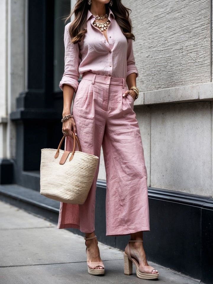 Isadora - Look Casual Chic Rose