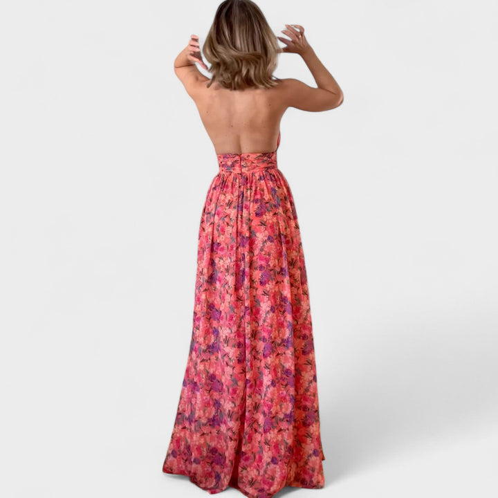 Florária - Robe longue avec des haltères