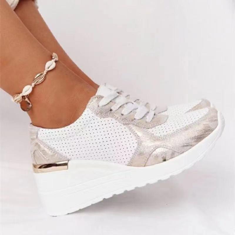 Anna - Femme Baskets Marche Confort