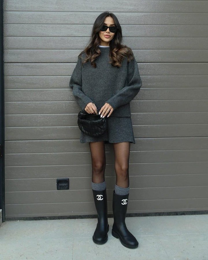 Lara - Ensemble en Maille Automne