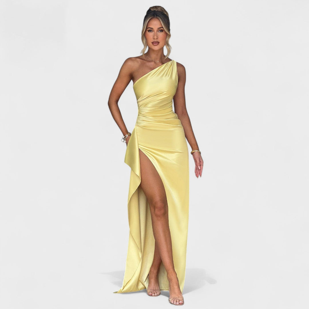 Ariel - Robe Asymétrique Satin