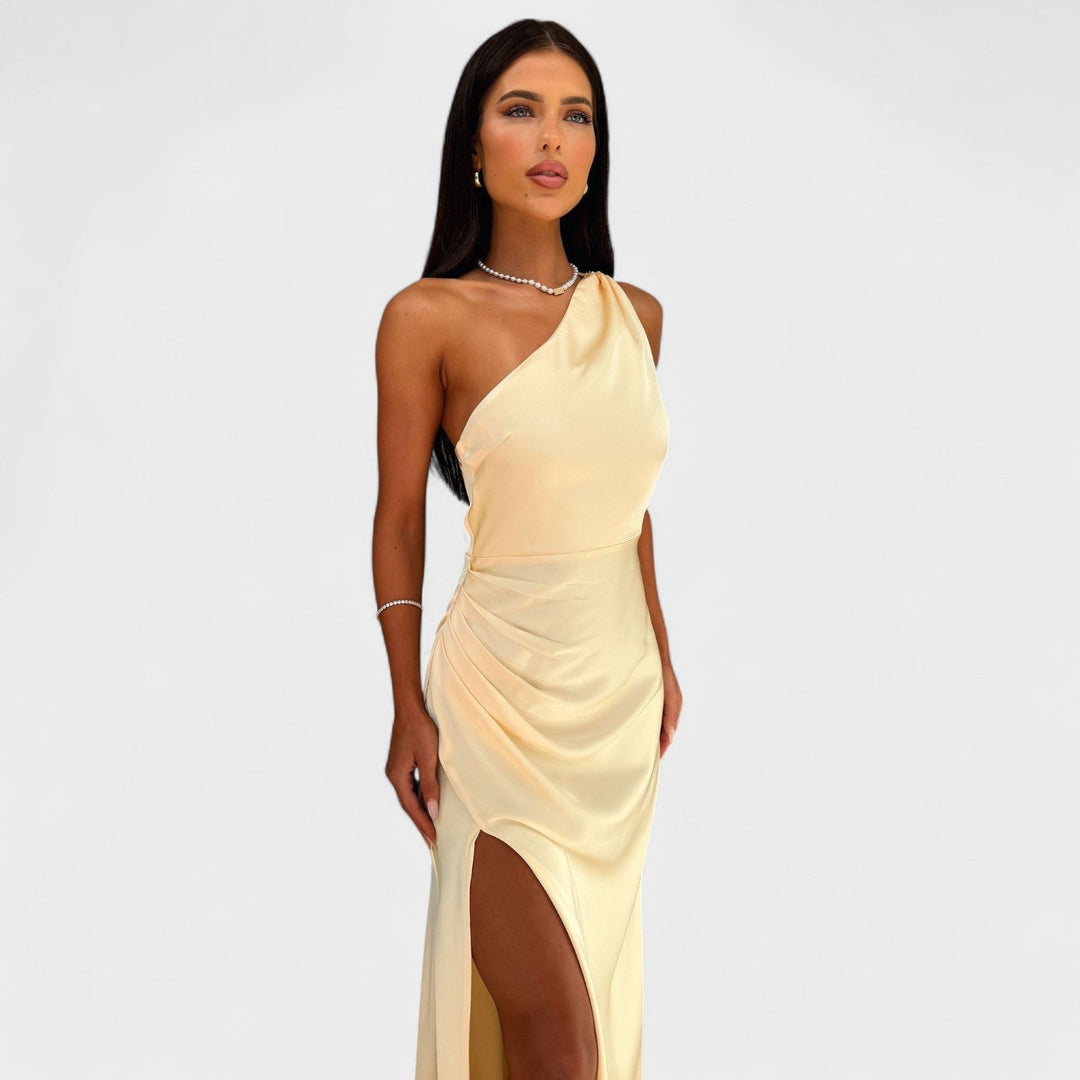 Aurélia - Robe longue en satin