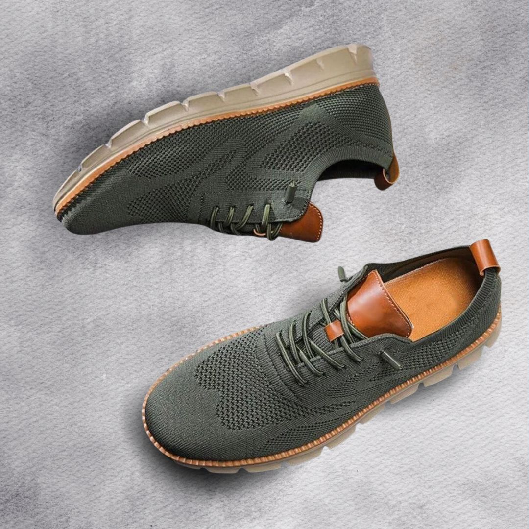 Arthur - Baskets Maille À Lacets Homme