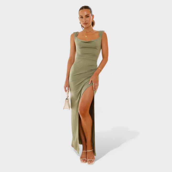 Sarela - Robe longue dos nu