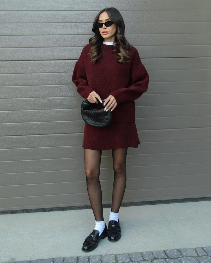 Lara - Ensemble en Maille Automne