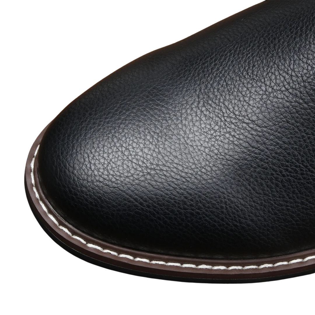 Viktor – Chaussures de travail en cuir noir