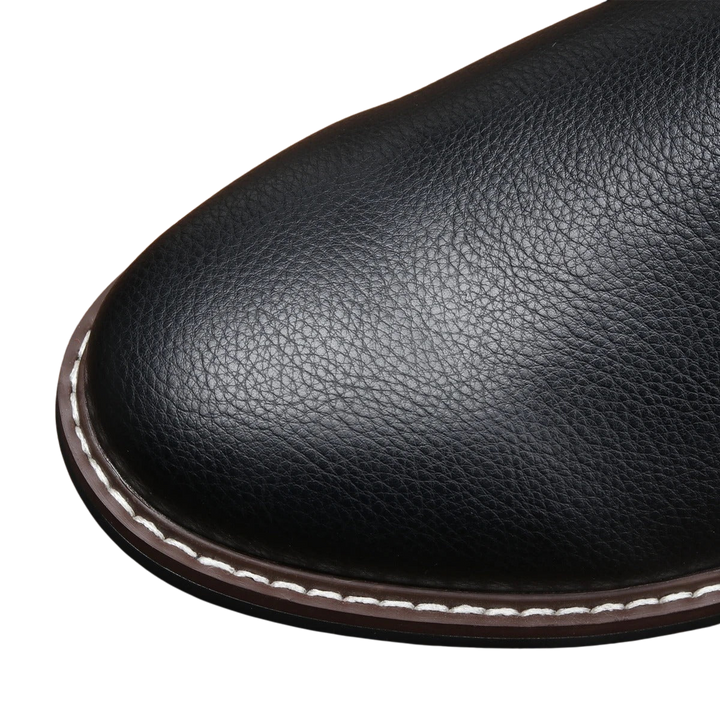 Viktor – Chaussures de travail en cuir noir