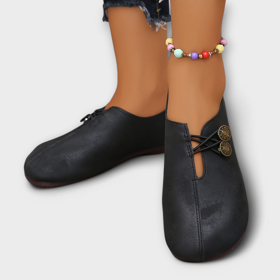 Ballerine en Cuir