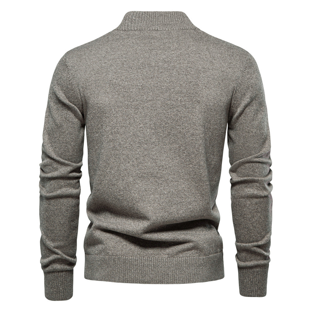 Maxime - Cardigan Col Montant Boutonné Homme