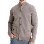 Maxime - Cardigan Col Montant Boutonné Homme
