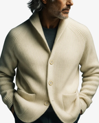 Guillaume - Cardigan En Maille À Col Châle Homme