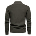 Alexandre - Cardigan Texturé Col Montant Homme
