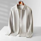 Christophe - Cardigan Zippé Col Chemise Homme