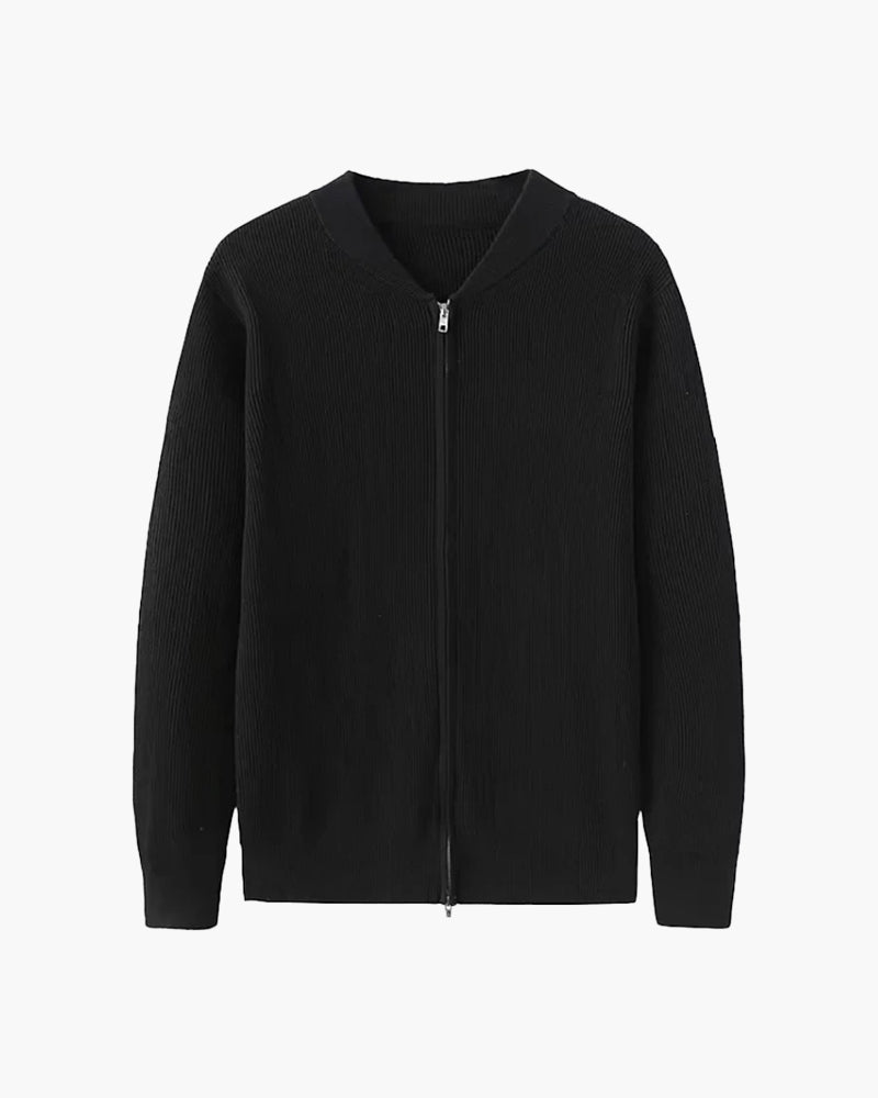Damien - Cardigan Zippé En Maille Homme
