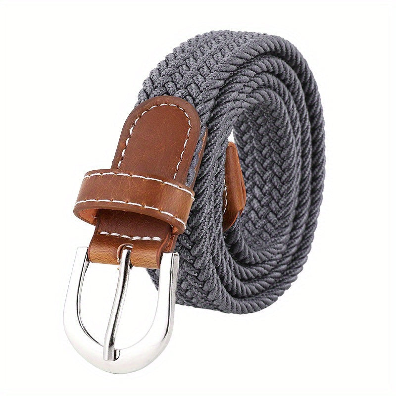 François - Ceinture Tressée Bicolore Homme