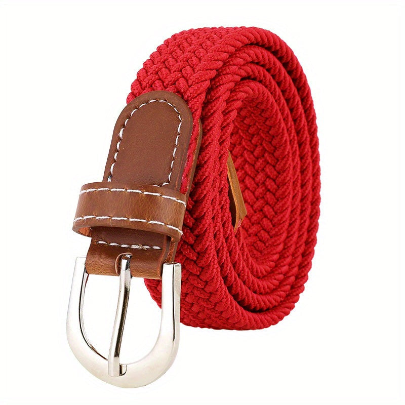 François - Ceinture Tressée Bicolore Homme