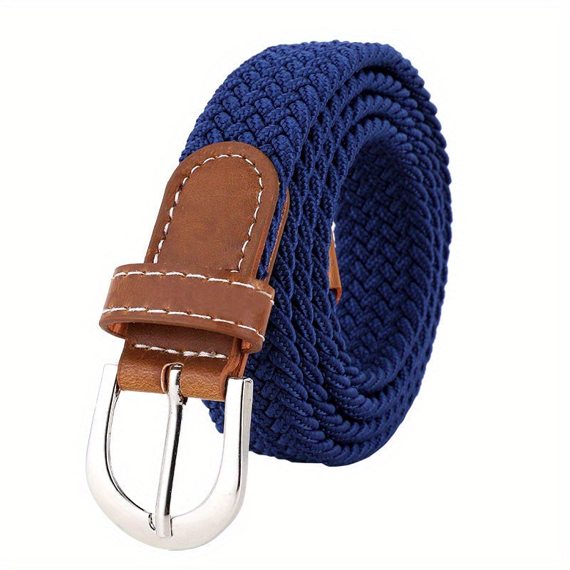 François - Ceinture Tressée Bicolore Homme
