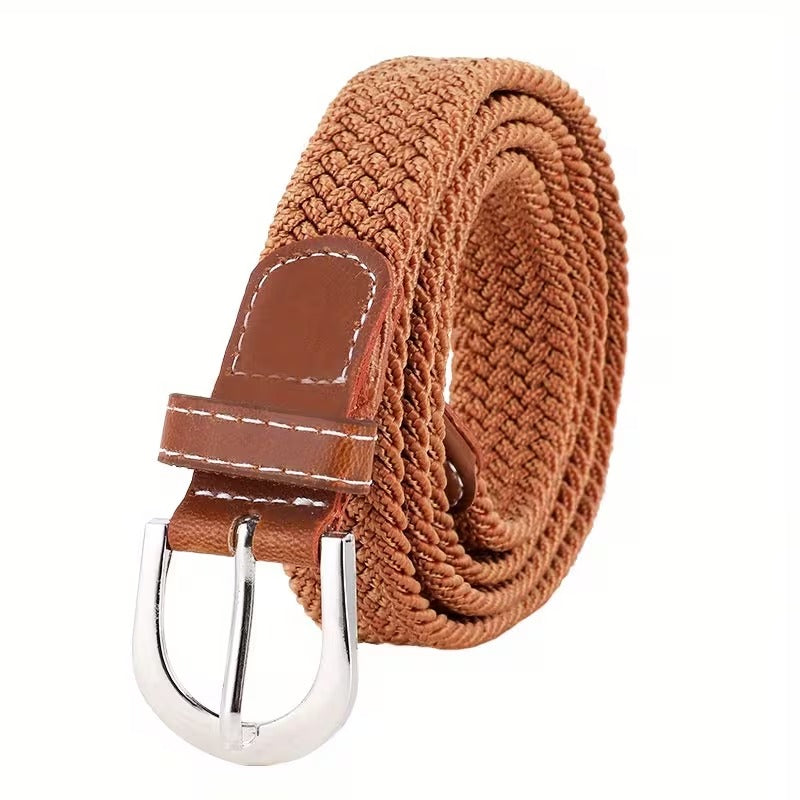 François - Ceinture Tressée Bicolore Homme