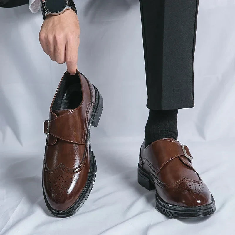 Gaspard - Chaussures À Boucle Perforées Homme