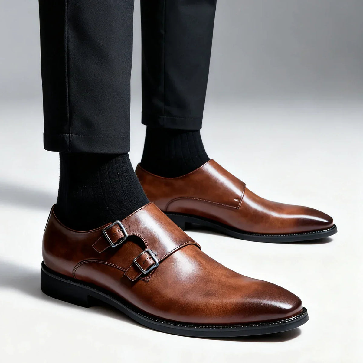 Jérôme - Chaussures À Double Boucle Homme