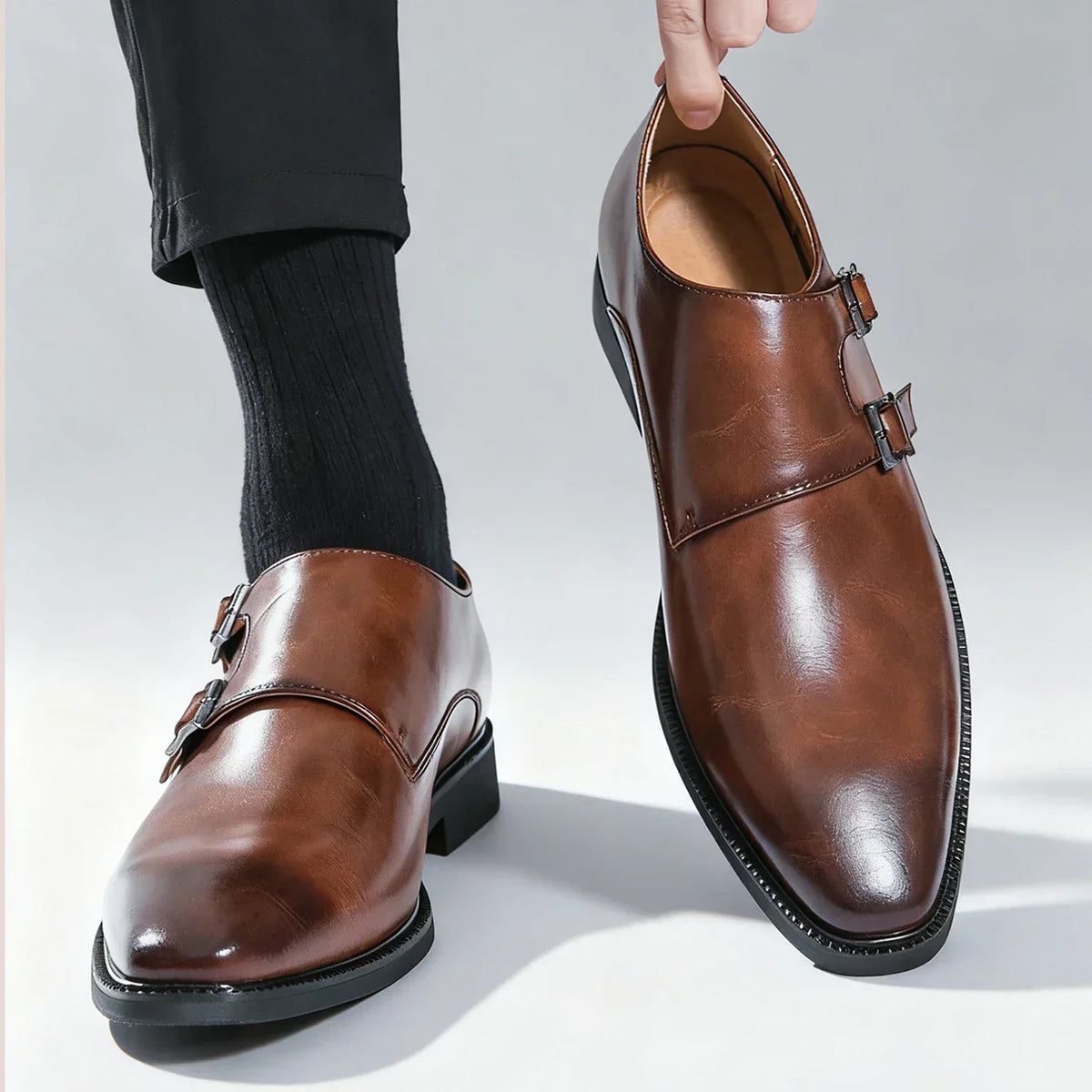 Jérôme - Chaussures À Double Boucle Homme