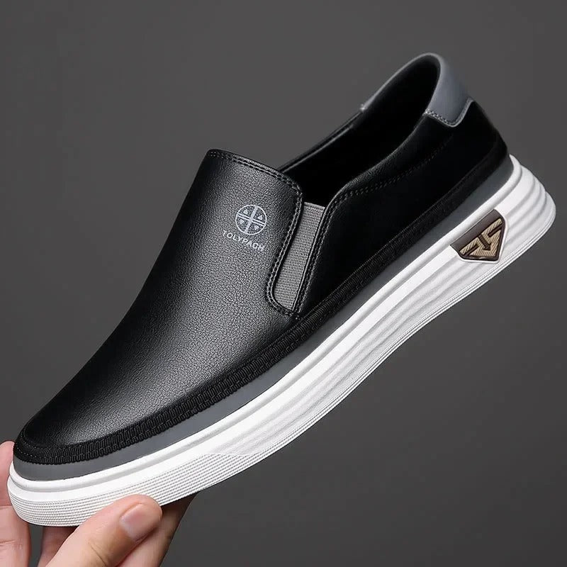Lionel - Chaussures Sans Lacets Côtés Élastiques Homme