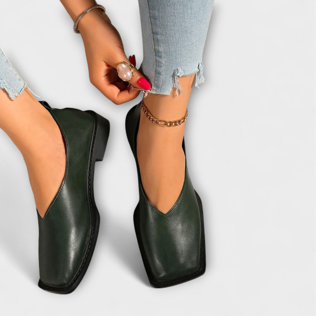 Adelgund - Chaussures à imprimé zèbre