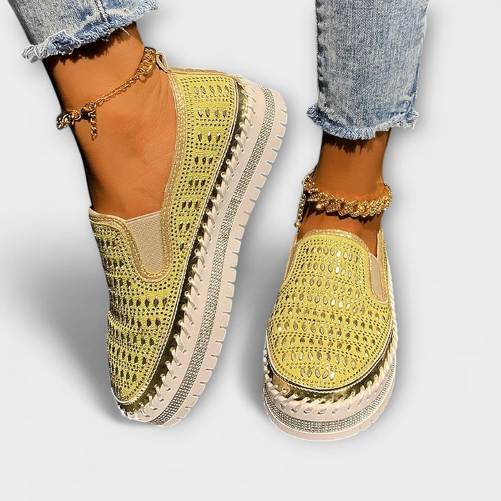 Kunigunde - Espadrilles à strass